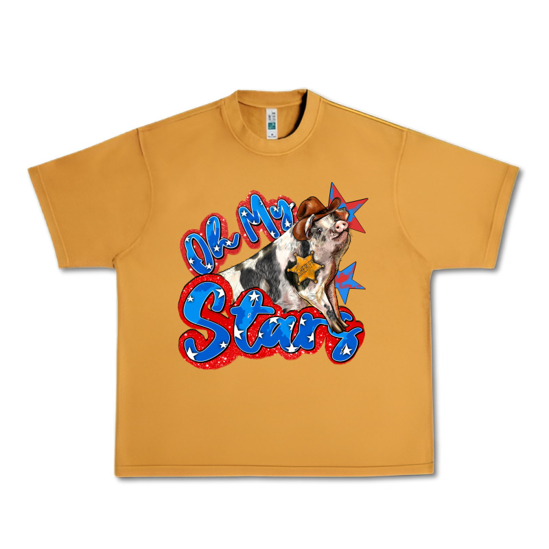 Oh My Stars Pig Urban Heavy Tee by Zillion Design Studio | Teevron