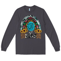 Smoke western rainbow  be kind Long Sleeve Tee - RanaPortraitStore