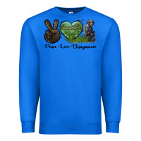 True Royal Peace Love Chimpanzee Premium Sweatshirt - LillyAllenDesigns