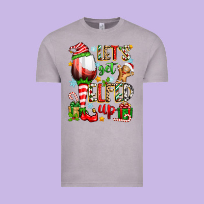 Let's Get Elfed Up Vintage Tee Designed By Zillion Design Studio