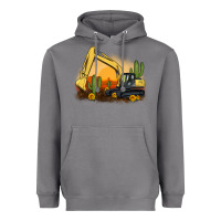 Storm excavator cactus sunflower sunset Heavyweight Hoodie - Artiststas