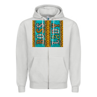Dove Grey western boss lady Zipper Hoodie - HRA Design Shop