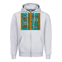 Heather Grey western boss lady Zipper Hoodie - HRA Design Shop