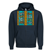 Navy western boss lady Zipper Hoodie - HRA Design Shop