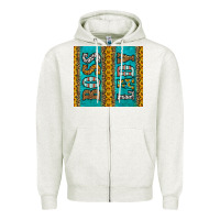 Oatmeal Heather western boss lady Zipper Hoodie - HRA Design Shop