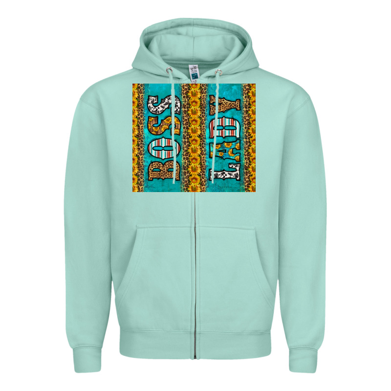 Western Boss Lady Zipper Hoodie by HRA Design Shop | Teevron