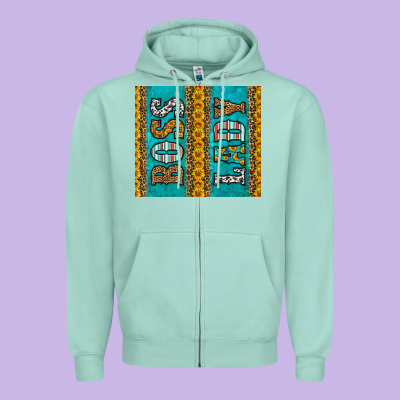 Western Boss Lady Zipper Hoodie Designed By Hra Design Shop