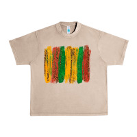 French Oak black history brushstroke Urban Heavy Tee - texasbilliewilder