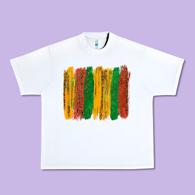 Urban Heavy Tee black history brushstroke
