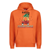 Carrot merry christmas kids car Premium Hoodie - MaliasSmallBusiness