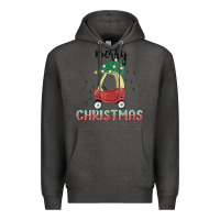 Charcoal Heather merry christmas kids car Premium Hoodie - MaliasSmallBusiness