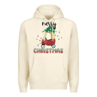 Sandshell merry christmas kids car Premium Hoodie - MaliasSmallBusiness