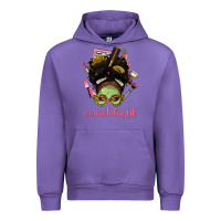 Tulip Afro Messy Bun Cosmetologist Urban Hoodie - BundleAndBundleShop