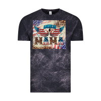 Cloud Black american mama Vintage Tee - BarkalooDesign