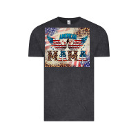 Vintage Black american mama Vintage Tee - BarkalooDesign