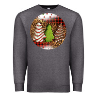 Charcoal Heather Christmas tree cakes Christmas Premium Sweatshirt - Jasminsmagicworld