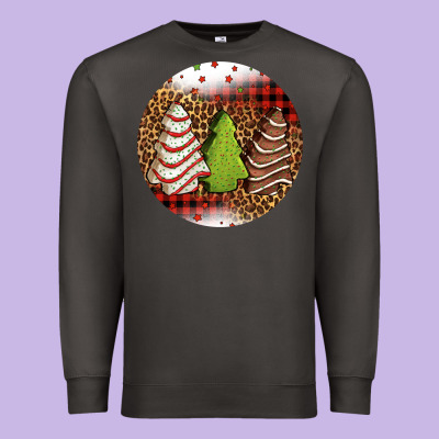 Christmas Tree Cakes Christmas Premium Sweatshirt Designed By Jasminsmagicworld
