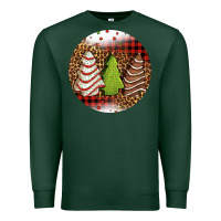 Sports Green Christmas tree cakes Christmas Premium Sweatshirt - Jasminsmagicworld