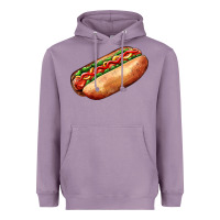 Lavender American hot dog Heavyweight Hoodie - AdoDesignShop
