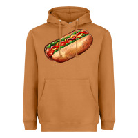 Meerkat American hot dog Heavyweight Hoodie - AdoDesignShop