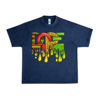Navy black history juneteenth dope Urban Heavy Tee - texasbilliewilder