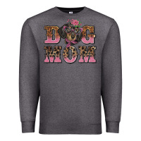 Charcoal Heather dog mom dachshund Premium Sweatshirt - BarkalooDesign