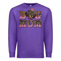 Purple dog mom dachshund Premium Sweatshirt - BarkalooDesign