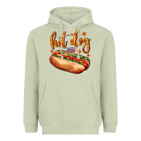 Matcha hot dog Heavyweight Hoodie - AdoDesignShop