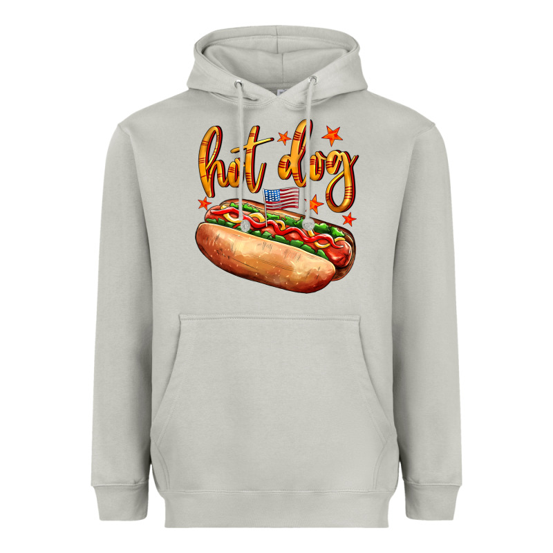 Hot Dog Heavyweight Hoodie by AdoDesignShop | Teevron
