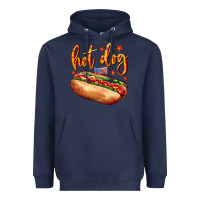 Navy hot dog Heavyweight Hoodie - AdoDesignShop
