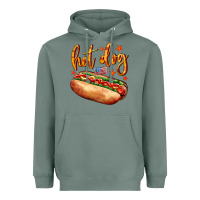 Sage hot dog Heavyweight Hoodie - AdoDesignShop