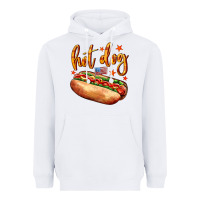 White hot dog Heavyweight Hoodie - AdoDesignShop