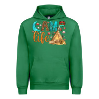 Emerald Camp Life Urban Hoodie - BundleAndBundleShop