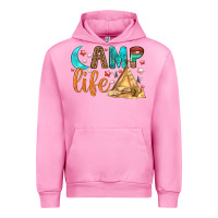Fuchsia Pink Camp Life Urban Hoodie - BundleAndBundleShop