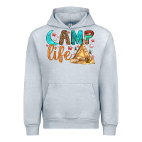 Heather Grey Camp Life Urban Hoodie - BundleAndBundleShop