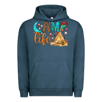 Pigment Midnight Navy Camp Life Urban Hoodie - BundleAndBundleShop
