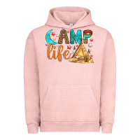 Pigment Salmon Camp Life Urban Hoodie - BundleAndBundleShop