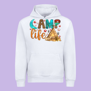Camp Life Urban Hoodie Designed By Bundleandbundleshop