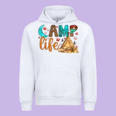 Camp Life Urban Hoodie Designed By Bundleandbundleshop