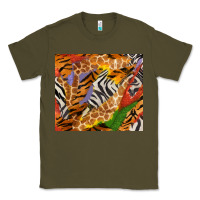 Army Green safari patterns tumbler Classic Tee - BundleAndBundleShop