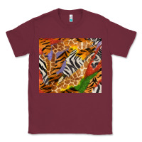 Burgundy safari patterns tumbler Classic Tee - BundleAndBundleShop