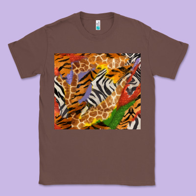 Safari Patterns Tumbler Classic Tee Designed By Bundleandbundleshop