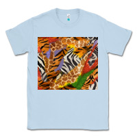 Dusty Blue safari patterns tumbler Classic Tee - BundleAndBundleShop