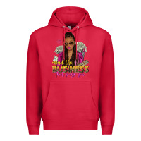 Cardinal mind the business that pays you afro woman Premium Hoodie - NancyCooperArtShop
