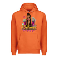 Carrot mind the business that pays you afro woman Premium Hoodie - NancyCooperArtShop