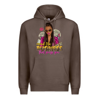 Coffee mind the business that pays you afro woman Premium Hoodie - NancyCooperArtShop