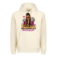 Sandshell mind the business that pays you afro woman Premium Hoodie - NancyCooperArtShop