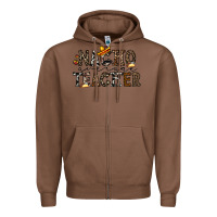 Chestnut nacho averange teacher Zipper Hoodie - CowhideDigitalArt
