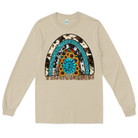Mushroom rainbow sunflower gemstone Long Sleeve Tee - RanaPortraitStore