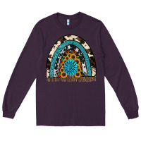 Plum rainbow sunflower gemstone Long Sleeve Tee - RanaPortraitStore